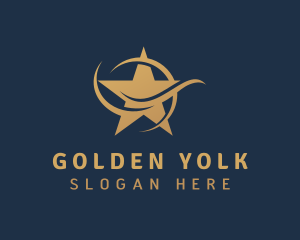 Golden Star Agency logo design