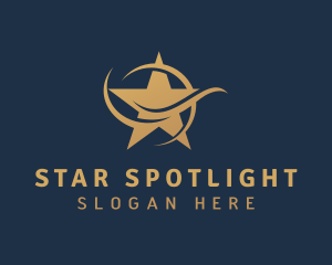 Talent Show - Golden Star Agency logo design