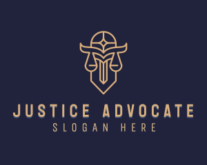 Prosecutor - Law Scale Prosecutor logo design