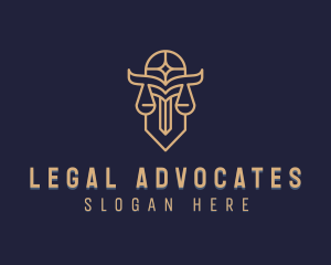 Law Scale Prosecutor logo design