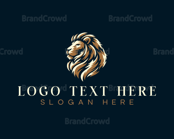 Luxury Regal Lion Logo