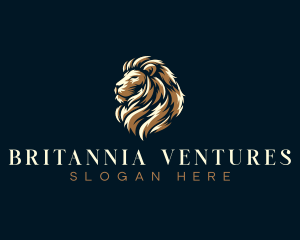 Luxury Regal Lion logo design