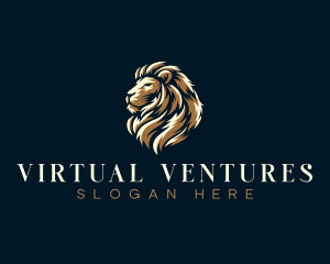 Luxury Regal Lion logo design