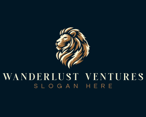 Luxury Regal Lion logo design