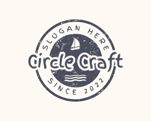 Nautical Boat Waves logo design