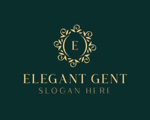 Elegant Floral Hotel logo design