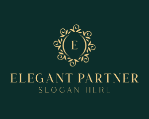 Elegant Floral Hotel logo design