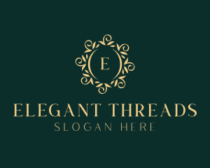 Elegant Floral Hotel logo design