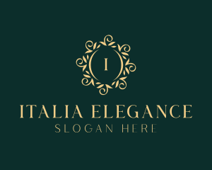 Elegant Floral Hotel logo design