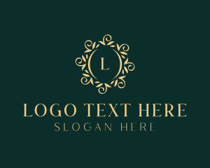 Salon - Elegant Floral Hotel logo design