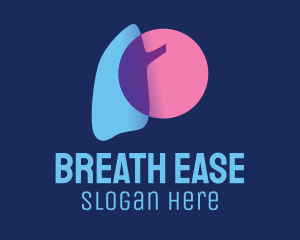 Respiratory Lung Organ logo design