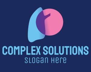 Complication - Respiratory Lung Organ logo design