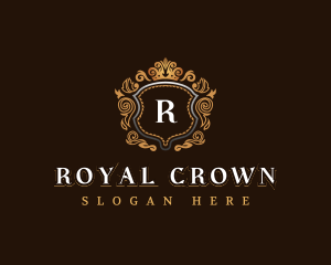 Royal Crown Shield logo design