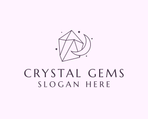 Moon Crystal Boutique logo design