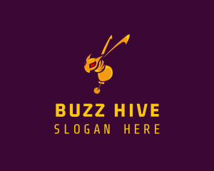 Bee Sting Bomb logo design