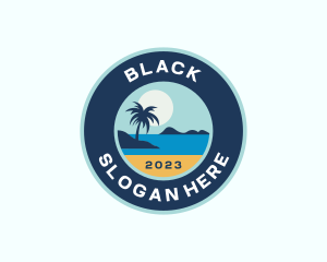 Surf - Island Beach Resort logo design