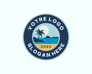 Tour Guide - Island Beach Resort logo design