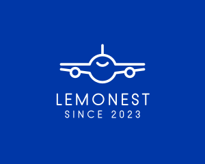 Kids - Minimalist Airplane Travel logo design