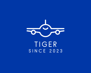 Kids - Minimalist Airplane Travel logo design