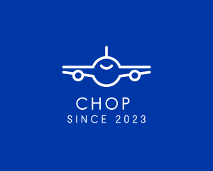 Trip - Minimalist Airplane Travel logo design