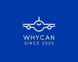 Air Transport - Minimalist Airplane Travel logo design
