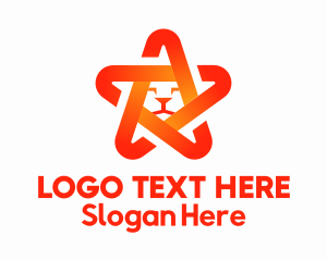 Orange Star Lion  Logo