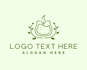 Ritual - Relaxation Plant Candle logo design