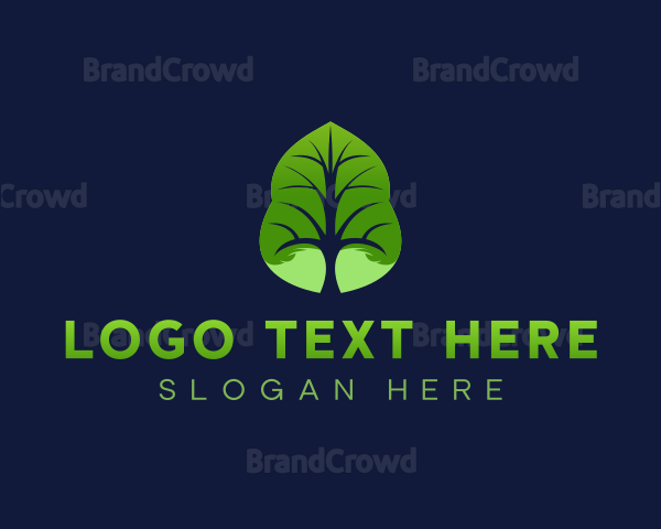 Tree Leaf Landscaping Logo