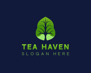 Tree Leaf Landscaping logo design