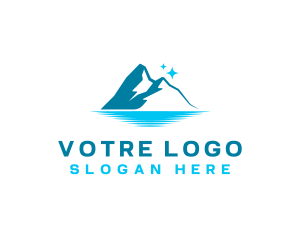 Mountain Iceberg Peak Logo