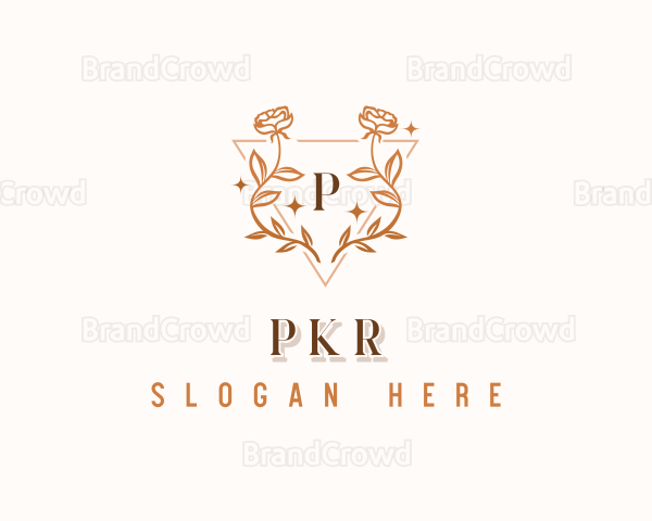 Deluxe Floral Wreath Logo