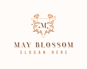 Deluxe Floral Wreath logo design