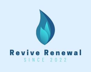 Blue Flame Fuel logo design