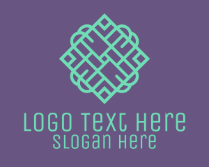 Tile - Green Tile Pattern logo design