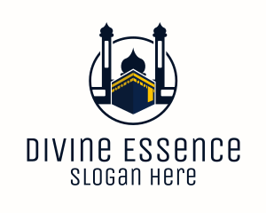 Sacred - Islamic Mecca Kaaba Mosque logo design