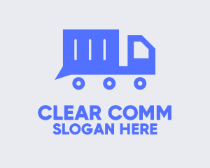 Message - Blue Truck Messaging logo design