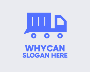 Cargo - Blue Truck Messaging logo design