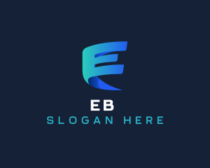 Creative Marketing Letter E logo design