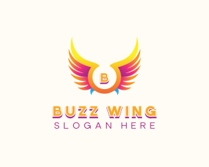 Angelic Flying Wings logo design