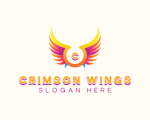 Angelic Flying Wings logo design