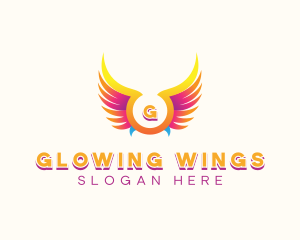 Angelic Flying Wings logo design