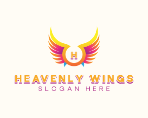 Angelic Flying Wings logo design