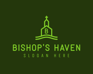 Bishop - Religious Church Parish logo design