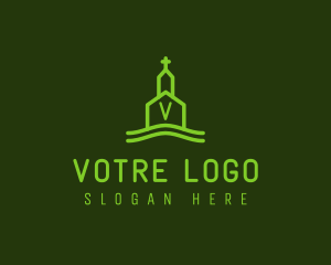 Religious Church Parish logo design