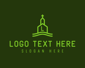 Religious Church Parish logo design