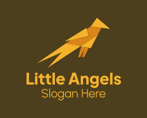 Origami Bird Art Logo