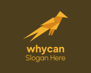 Origami Bird Art Logo