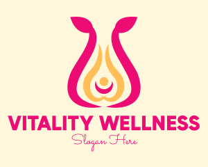 Beauty Wellness Spa logo design