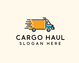 Delivery Truck Logistics logo design