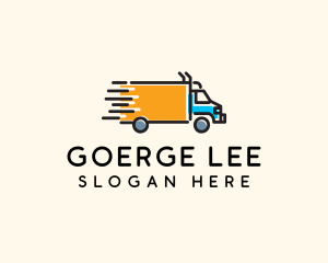 Mover - Delivery Truck Logistics logo design